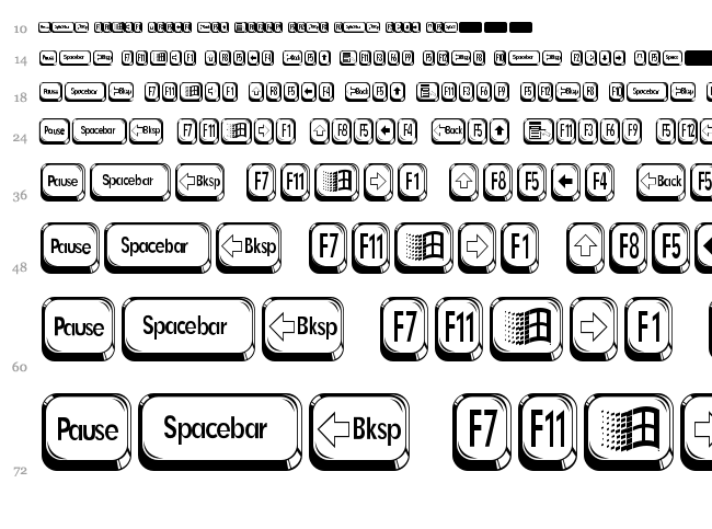 Betsy Flanagan font waterfall